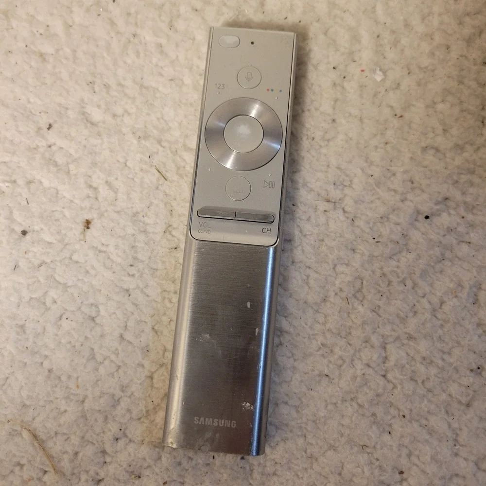 Samsung Smart Control Remote BN59-01291A RMCRMM1AP1 Silver Voice Command TV‎